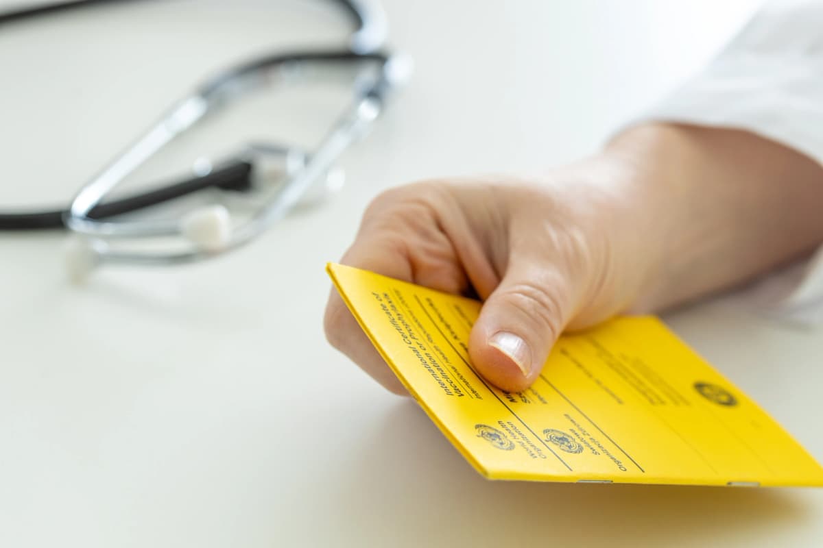 International Certificate of Vaccination for Yellow Fever in Ealing